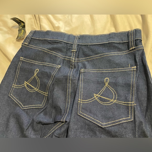 Stop staring high-rise dark wash jeans size 14 NWT - Picture 7 of 12